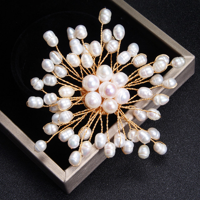 Brooch Jewelry Fresh Pearl Brooch Pearl Brooches For Women Dress Badge  Luxury Pearls Brooch Jewelry Baroque Pearl Brooch Брошь - Brooches -  AliExpress